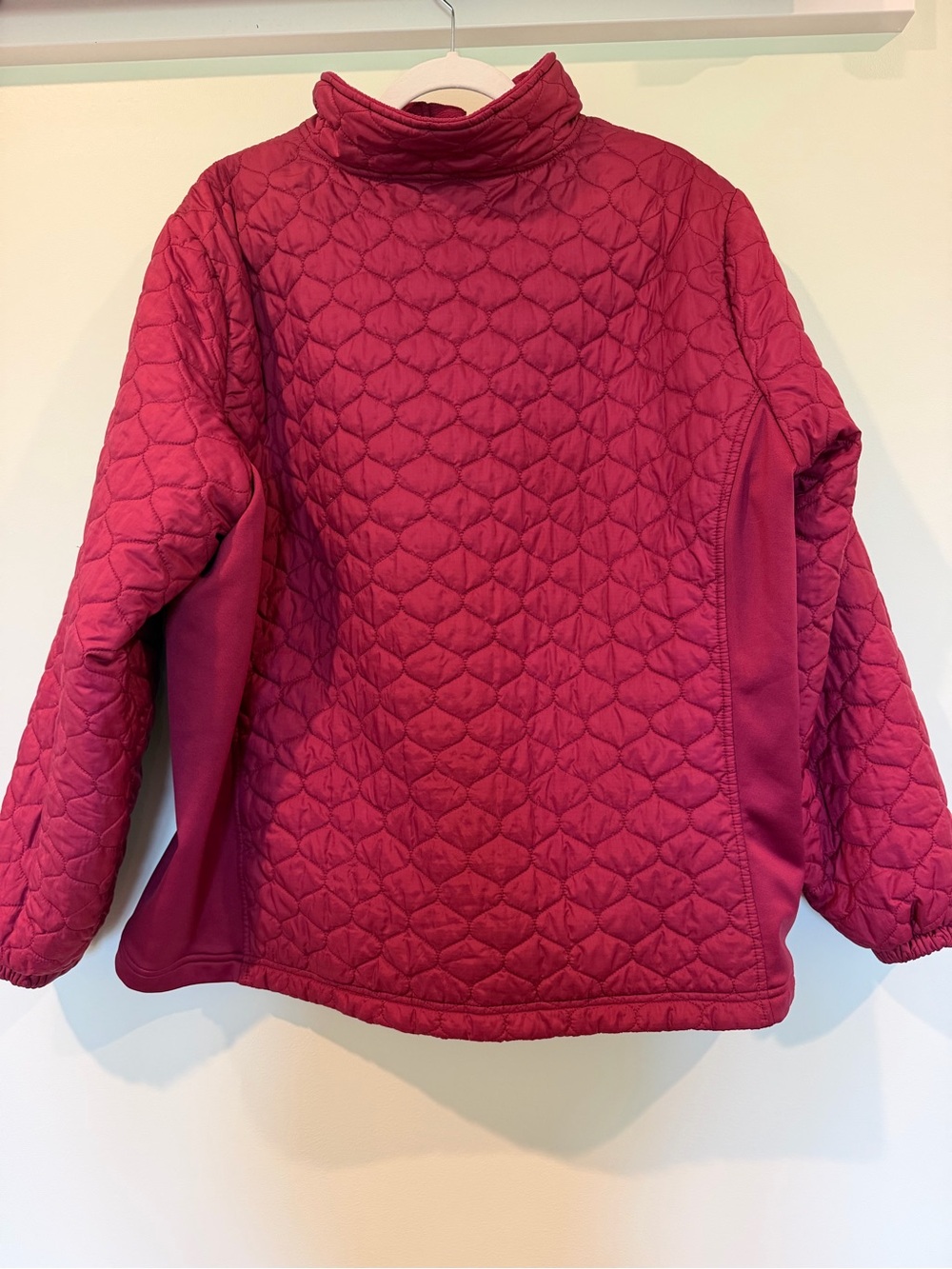 L.L. Bean Quilted Full‑Zip Puffer Jacket - Raspberry - Picture 5 of 7